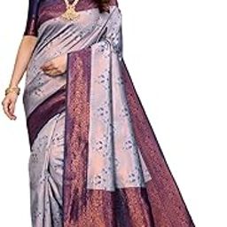 Banarasi Soft Silk Saree with Traditional Zari Motifs and Exclusive Jacquard Border Blouse – 5.5 Meter Saree with 0.8 Meter Blouse Piece-image-61