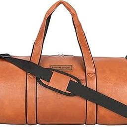 Athlete Gym PU Zipper Closure Women's Backpack (Orange,Medium)-image-49