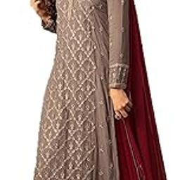 Women Semi Stitched palazzo suits for women with dupatta Ladies use palazzo suits for women For Emboirdery palazzo suits for women And dress for women wedding-image-99