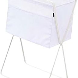 Creations Folding Laundry Basket Large Capacity Laundry Bin for Dorm Household Bedroom White|Home Decor|Figurines-image-26