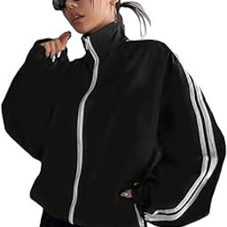 Women's Windcheater Jacket - Lightweight Polyester Zipper Closure | Full Sleeve Jacket For Winter Season| Stylish & Weather-Resistant - N_W-4101_BLACK13-picture-19
