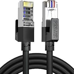 FEDUS 1000 MBPS 3 Meter High Speed RJ45 Cat5e Ethernet Patch Cable LAN Cable Internet Network Computer Cable Cord High Speed Gigabit Category 5 Wires for Modem, Router, Camera, LAN ADSL BLACK-8