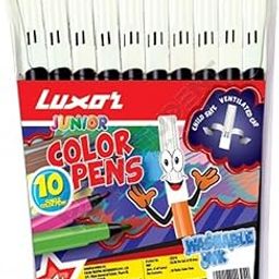 Luxor JUNIOR COLOR Fine Point PENS SKETCH O MATIC SET OF 10 SINGLE COLOUR(BLACK) SKETCH PENS (PACK OF 4 SET)-picture-22