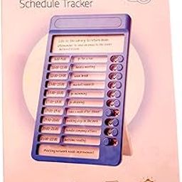 Daily Schedule Planner Board with Time Slots, Rewritable Task List, Blue, 10 Time Slots for kids and Adults - School Supply, Birthday Gift for Mens and Women Fitness Planner-image-74