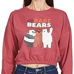 max Cotton Women Graphic Print Round Neck Crew Neck Sweatshirt-picture-9