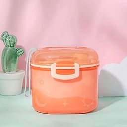 Baby Portable Milk Storage Box Moisture-Proof Milk Powder Dispenser (Pink)-picture-10