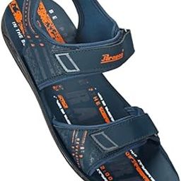 Men's Stylish Outdoor Blue Velcro Sandals | Comfortable Sandals for Daily Outdoor Use | Casual, Durable & Lightweight Sandals with Cushioned Soles-image-71