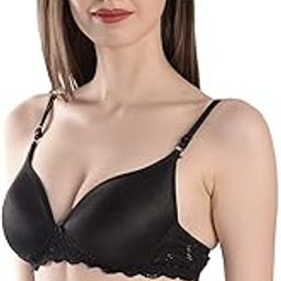 Women's Cotton Padded Wire Free Everyday Bra-image-1