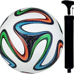 SMT Hand Stitched Football (Size-05) (Material: PU , Color: White & Red)-image-84