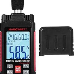 Irfora HT602B Decibel Meter Digital Sound Level Meter Portable SPL Meter 30-130dB Noisemeter with Temperature Humidity Measuring MAX/MIN Data Hold LCD Screen Back Auto Shut-Down-12
