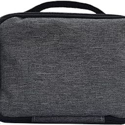 ZAPORA Briefcase Portable Projector MiniBag Accessories Storage Protection Box Small Travel Bag (Color : Gray)-picture-25