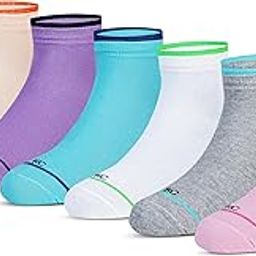 Organic Cotton Ankle Socks For Women, Anti-Odour, Soft Elastic Grip, Women Casual/Formal/Gym/Regular Wear Socks, Pack of 6 Pairs, Free Size-image-71