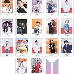 FlyBuy Hub BTS Cute Lomo Cards with Autograph Pack of 18Premium Photocards (3x4 inches) Unique Cards Premium and Unique Photos Use A lomo Card is a Must-Have in Every True BTS fan's Collection-image-37