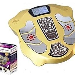 R A Products Ultra Health Protection Instrument Acupressure Foot and Sole Massage Therapy for Blood Circulation Leg Pain Massager for Pain Relief Infrared Therapy (Gold)-image-23