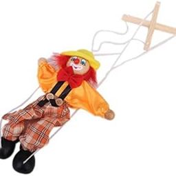 THE STYLE SUTRA 2X Random 1PC Wooden Clown Marionette Puppet for Kids Funny Joy Play Toy-image-82