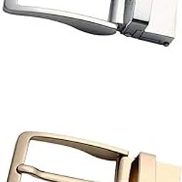 LICHTS®2x Men Reversible Alloy Belt Buckles Single Prong Rectangular Pin Buckles|Clothing Shoes & Accessories | Mens Accessories | Belt Buckles-image-54