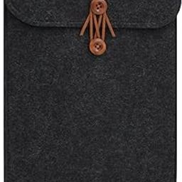 ZAPORA Briefcase Felt Computer Bag Notebook Liner Liner Liner Vertical File Bag Business Briefcase Envelope Bag (Color : Hortel�)-image-94