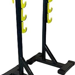 Protoner Heavy Duty mullti Function Squat Stand with Fiber Hooks-image-2