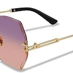 Oversized Square Sunglasses for Women | 100% UV Protected Glasses | Branded, Stylish & Trendy-13