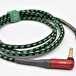 Evidence Audio Geistnote's Lyric Hg Instrument Cable with Neutrik Silent Plug and Gold Connectors 13 Ft (4 M) ~ Right Angle to Straight-image-27