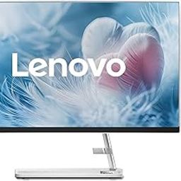 Lenovo IdeaCentre AIO 3 12th Gen Intel i3 23.8" FHD WVA 3-Side Edgeless All-in-One Desktop with Alexa Built-in (8GB/512GB SSD/Win11/MS Office 2021/HD 720p Camera/Wireless Keyboard & Mouse) F0GH017DIN-10