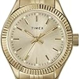 Trend Gold-Tone Round Dial Analog Women's Watch - TW2W91000UJ-16