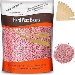 DR GROUP Hard Beans Wax with Wooden Stick for Full Body Hair Removal | 100g Multicolor Beads for Women | Stripless Hot Wax for Smooth Skin | Pack of 1-35