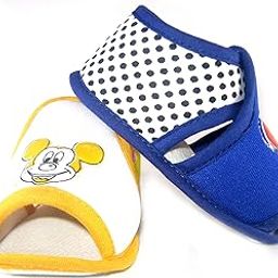 Sandal- Soft Sole Sandal for 3-12 Month's Baby Girl and Baby Boys Shoes - Combo of 2-image-34