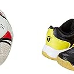 Gowin Court Shoe Power Yellow Size 5 with Triumph Handball Rubberised Junior-image-36