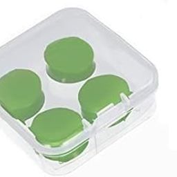 Soft Silicone Noise Reduction Ear Plugs for Sleeping; Meditation; Swimming Adult and Child, 2 Pair Green-1