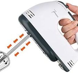 Betlex Electric Hand Mixer With Stainless Steel Attachments, 7 -Speed, Includes; Dough Hooks-picture-24