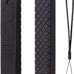Silicone TV Remote Cover Compatible with Sony Bravia Smart Tv 2023 2024 Voice Remote RMF-TX910U Remote Cover [Remote NOT Included] (Black)-14