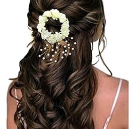 Women/Girl's Artificial Glossy Flower Design with Stone Rounded Hairpin/Clip/Judabun, Bridal Hair Accessories | Multicolor - 2137, Pack of 1-9
