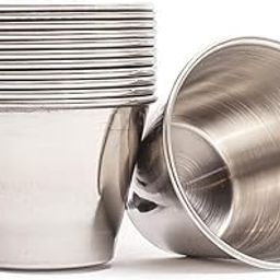 Dynore Stainless Steel Sauce Cup/Chutney Cup/Chips Dip Cup- Set of 12-75 ml-image-34