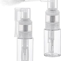 Jeffdad 2 Pcs Glitter Duster Sprayer, 35ml Edible Glitter Spray Bottle Empty, Multi-Purpose Transparent Plastic Powder Spray Bottle for Cakes Craft Scrapbooking Cardmaking-image-34