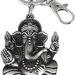 Ganesha Ganpati Keyring Keychain For Bike Car Men Women Girls Boys Friends Metal Hook Keychain-25