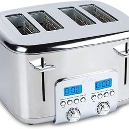 All-Clad 10942223917 Stainless Steel Digital Extra Wide Slot, 4 Slice Toaster, Silver-picture-18