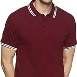 amazon brand - symbol Men's Cotton Rich Solid Polo Tshirt | Collar Tshirts | Half Sleeves | Plain-Regular Fit (Available in Plus Size and Combo Pack of 2)-picture-12