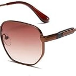 karsaer Modern Retro Square Hexagonal Sunglasses for Women Men Mrtal Frame Sun Glasses UV400 Protection E1279-picture-0