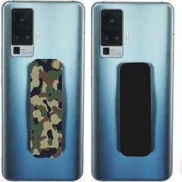 MO-GRIP Finger Grip Combo Selfie Holder & Mobile Stand Pack of 2 for iPhones & Android Smartphones - Black-Camouflage-10
