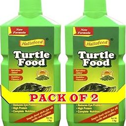 Aquatic Hallofeed: Ultimate Premium Dry Turtle Food for Every Life Stage and Tortoise Species | Boosts Growth and Development | 1 kg x 2-13