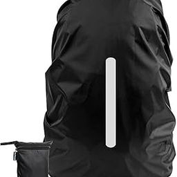 MUTMAIN Reflective Bag Cover Waterproof 25L to 35L Rain Cover for Backpack Schoolbag, Laptop Bag, Dust Proof, PU cotting Material (Reflective Black)-image-64