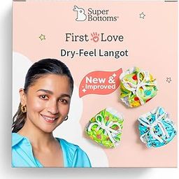 SuperBottoms Dry Feel Padded Langot - Pack of 3- Cotton Langot |Cloth Nappy |Langot with Gentle Elastics & a SuperDryFeel Layer on top (Day Dreamer Collection, Size 0 (Fits 0-5 kg))…-22