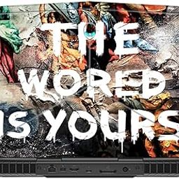 GADGETSWRAP Laptop Decal Vinyl Sticker Top Only Compatible with Alienware 15 R4 - The World is Yours-image-42