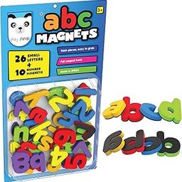 Play Panda ABC Magnets Small Letters + Numbers - Thick Magnets with Full Magnet Back-image-45