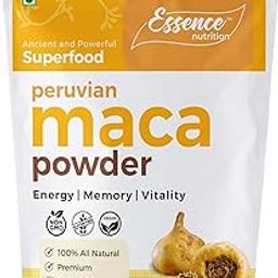 Essence Nutrition Maca Root Powder (125 Grams) - All Natural & NON GMO Maca Root Powder Imported From Peru - Use as a Maca Coffee For Men-image-45
