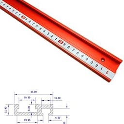 600mm Aluminum Alloy Miter T-Track T-Slot with 1M Metric Measuring Tape For 45 Model-image-46