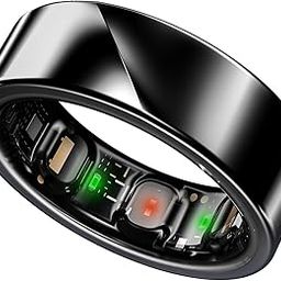 LUNA Ring (Buy Sizing Kit First) - Most Accurate Smart Ring, Track Sleep, Activity, Readiness, Stress, Menstrual Health And More - Upto 6 Days Battery - Size 11 - Midnight Black-15