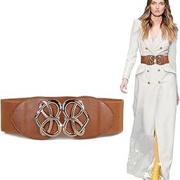 Waist Belt Womens for Dress - Stretchable Belts for Women Stylish - Broad/Fancy/Embellished Belts for Women - Waist Rhinestone Ladies Designer Waistband Belt For Skirt-image-83