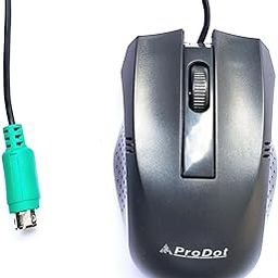 Prodot PS2 Plug & Play Ergonomic Wired Mouse I High Resolution 1000 DPI Optical Sensor I 5M Key Press Life & Clickable Scroll Wheel I 1 Year Warranty I Works with Windows, iOS, Linux-image-43